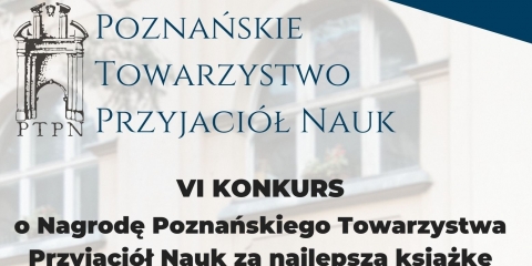 Konkurs na najlepszą książkę o Wielkopolsce