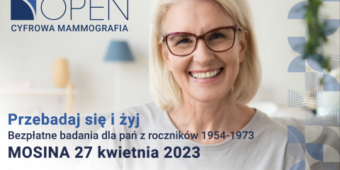 Bezpłatna mammografia w Mosinie
