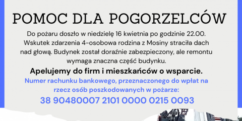 Pomoc dla pogorzelców