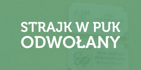 Strajk w PUK odwołany
