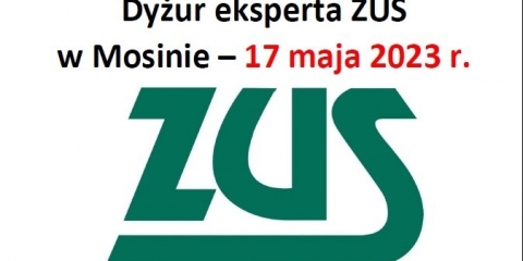 Dyżury ekspertów ZUS w Mosinie 