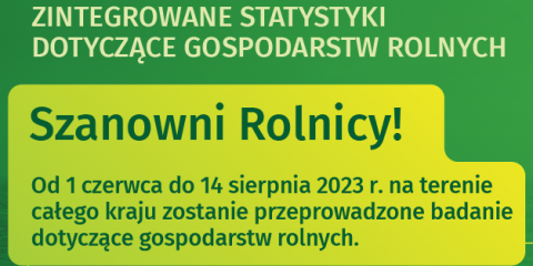 Zintegrowane statystyki dotyczące gospodarstw rolnych