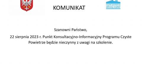 Punkt konsultacyjno - informacyjny