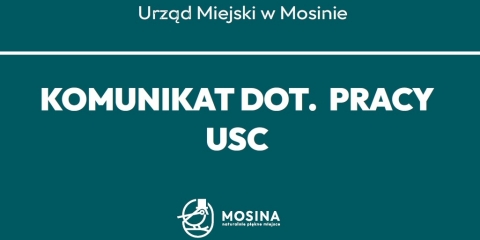 Komunikat dotyczący pracy USC