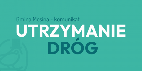 Profilowanie dróg gruntowych w Gminie Mosina