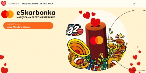 Gmina Mosina gra z WOŚP