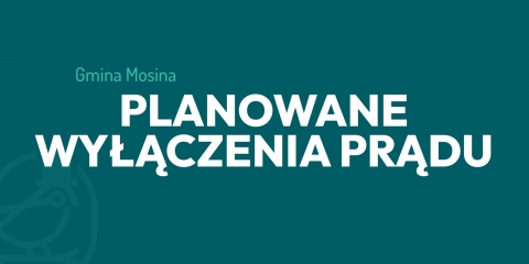 Planowane wyłączenia prądu