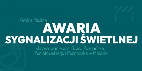 Awaria sygnalizacji świetlnej w Mosinie