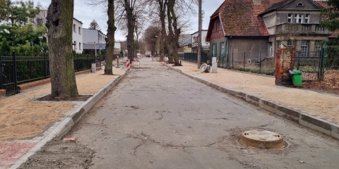 Budowa ul. Sienkiewicza w Mosinie