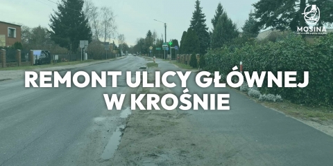 Remont drogi w Krośnie