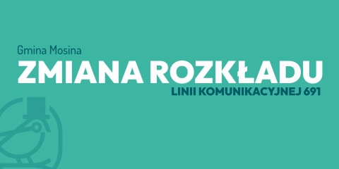 Zmiana rozkładu linii komunikacyjnej 691