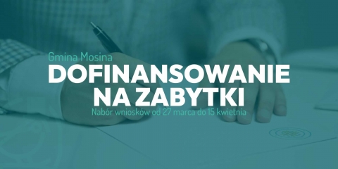 Nabór dofinansowania na zabytki