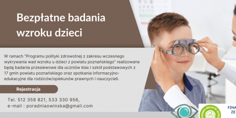 Wczesne wykrywanie wad wzroku u dzieci