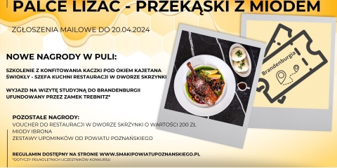 Konkurs Palce lizać – przekąski z miodem