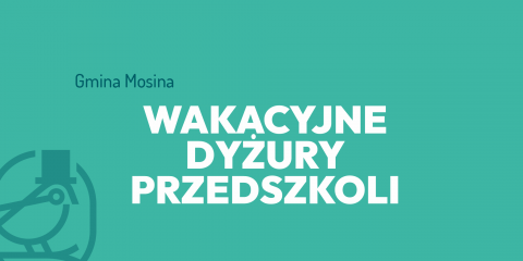 Wakacyjne dyżury przedszkoli