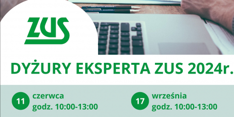 Dyżury ZUS w Mosinie 