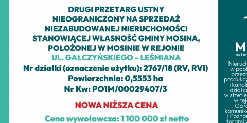 Działka na sprzedaż przy ul. Leśmiana