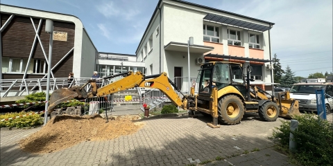 Przyłącza do sieci kanalizacji sanitarnej w Czapurach