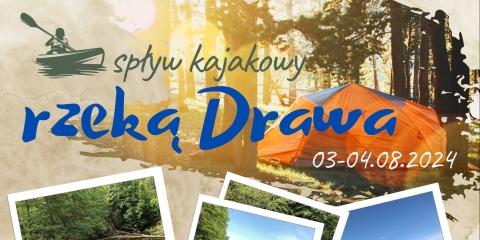 Spływ kajakowy rzeką Drawą