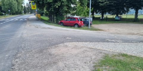 Budowa drogi dojazdowej do stadionu w Mosinie