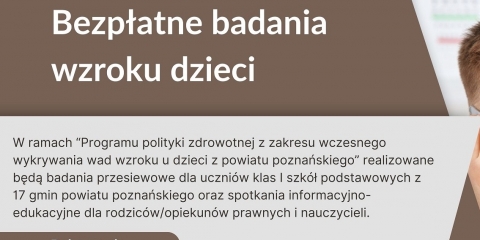 Wczesne wykrywanie wad wzroku u dzieci