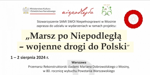 Działania Stowarzyszenia SAMI SWOI - Marsz po Niepodległą