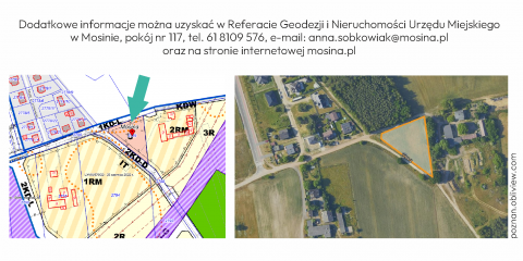 Działka na sprzedaż - Mosina ul. Leśmiana