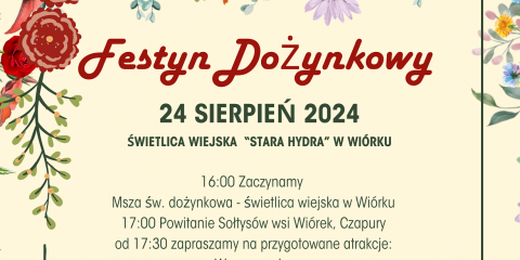 Festyn dożynkowy w Wiórku