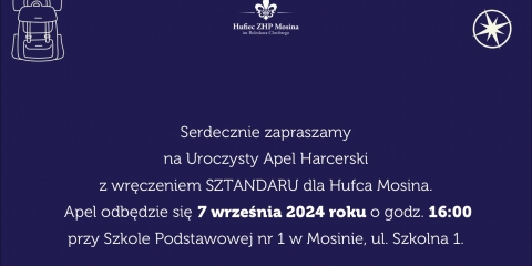 Wręczenie sztandaru dla Hufca ZHP Mosina