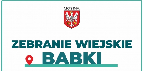 Zebranie wiejskie sołectwa Babki