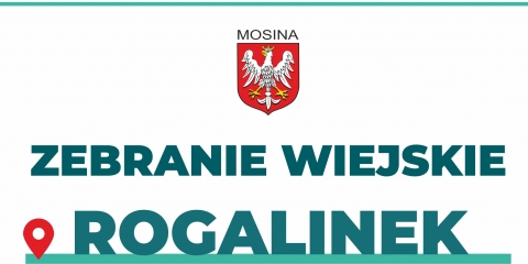 Zebranie wiejskie sołectwa Rogalinek