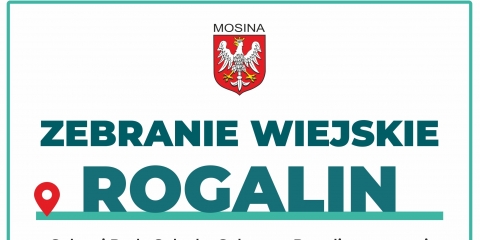 Zebranie wiejskie sołectwa Rogalin