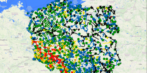 Monitoring poziomu cieków wodnych