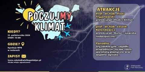 Spotkanie PoczujMY Klimat Wielkopolskiego Parku Narodowego