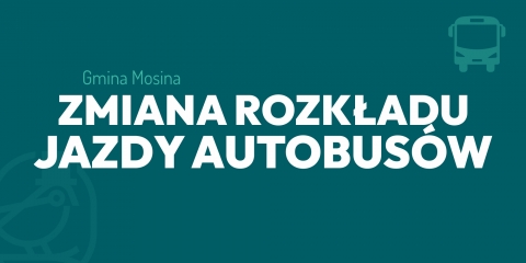 Zmiana rozkładu jazdy autobusów