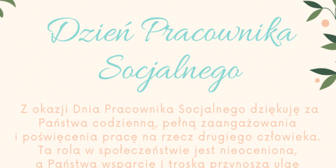 Dzień Pracownika Socjalnego