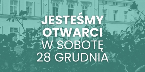 W sobotę 28 grudnia Urząd Miejski będzie otwarty
