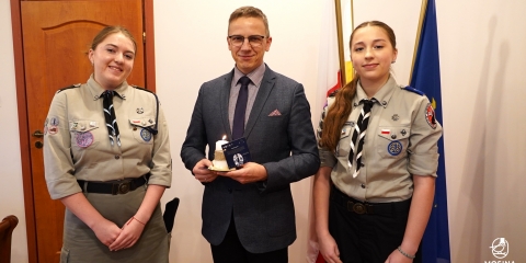 Betlejemskie Światło Pokoju dotarło do Gminy Mosina