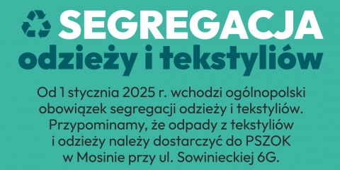 Ważne zmiany w segregacji odpadów