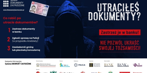 Utraciłeś dokumenty? Zastrzeż je w banku!