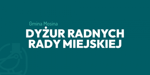 Odwołany dyżur radnych Rady Miejskiej