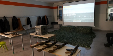 Wizyta na wirtualnej strzelnicy w Rogalinku  