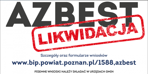 Likwidacja wyrobów zawierających azbest