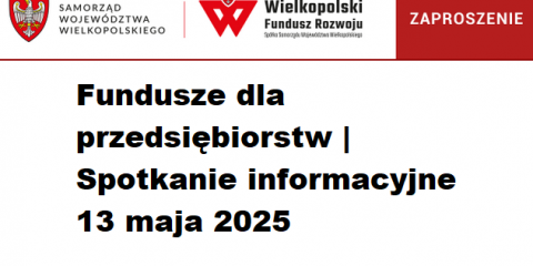 Fundusze Europejskie dla przedsiębiorstw
