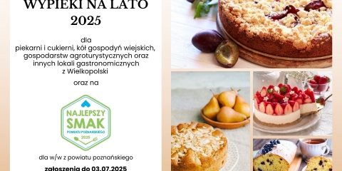 Regionalny konkurs kulinarny „Wypieki na lato 2025”