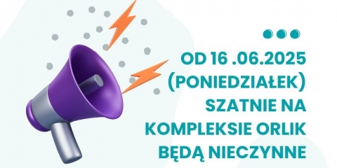 Zamknięcie szatni w kompleksie ORLIK