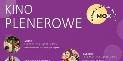 Kino plenerowe w Gminie Mosina