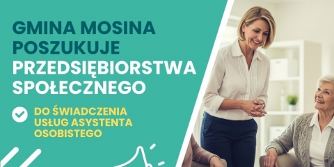 Gmina Mosina poszukuje Przedsiębiorstwa Społecznego