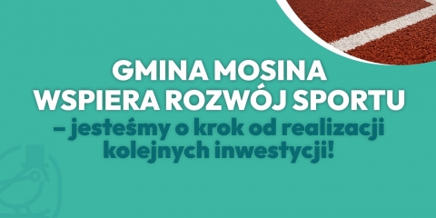 Gmina Mosina wspiera rozwój sportu 