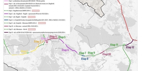 Rozbudowa DW nr 431 cz. II Rogalin - dofinansowana